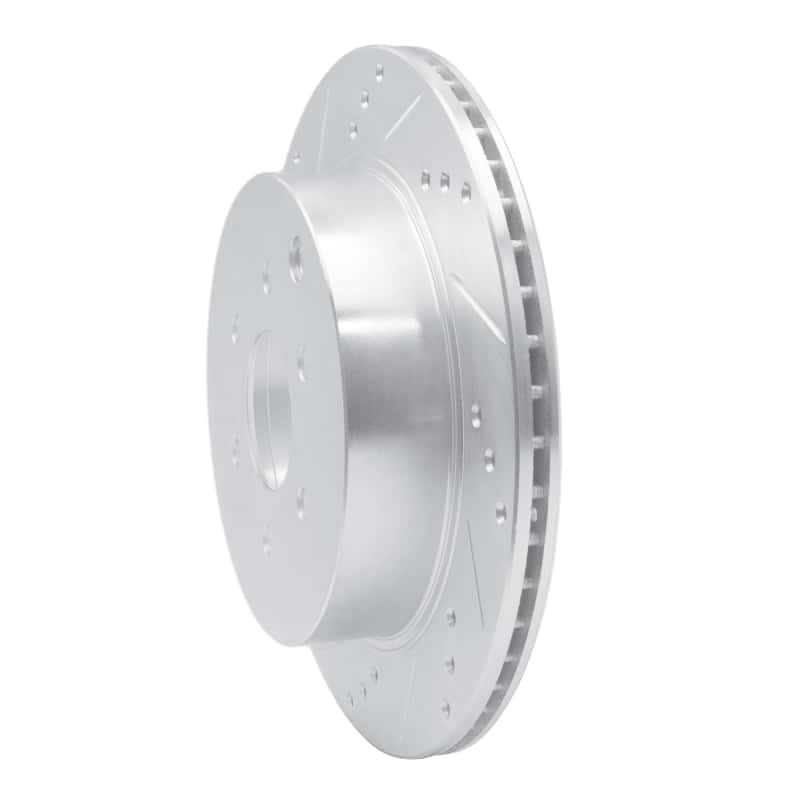 R1 Concepts — R1 05-12 Nissan Pathfinder Rear Left Drilled & Slotted Silver Brake Rotor
R1 Brake Rotor Drill - view 2