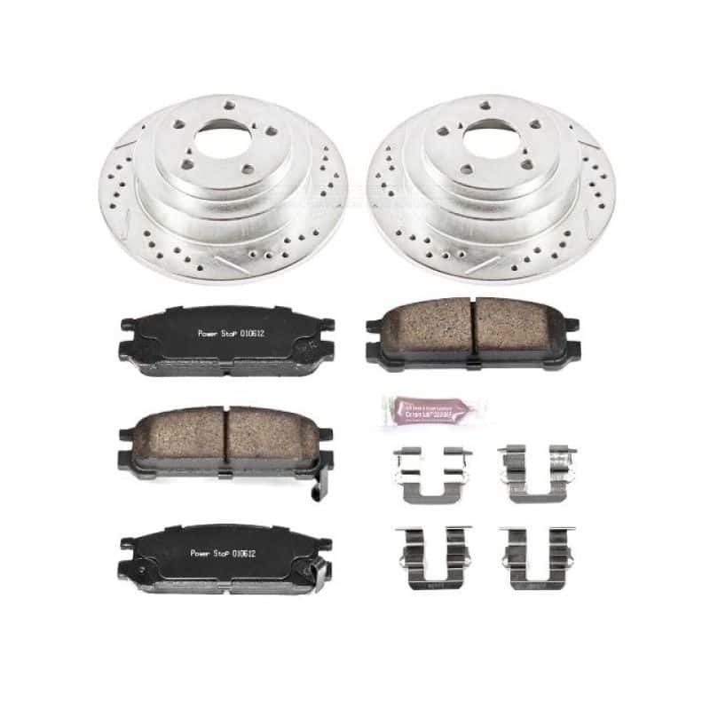 PowerStop — Power Stop 93-96 Subaru Impreza Rear Z23 Evolution Sport Brake Kit - view 1