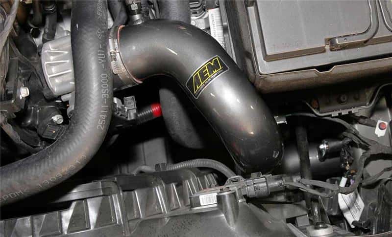 AEM Induction — AEM 2011-2014 Hyundai Sonata/Kia Optima 2.4L L4 - Cold Air Intake System
Cold Air Intake Syst
AEM Cold Air Intake - view 2
