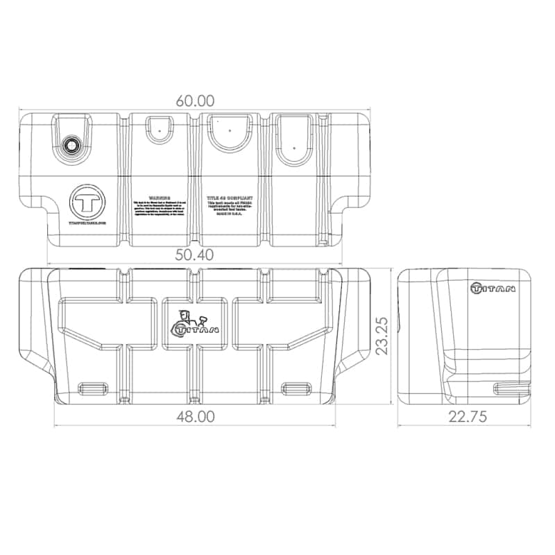 Titan Fuel Tanks — Titan Fuel Tanks Universal 100 Gallon In-Bed Transfer Tank
Liquid Transfer Tank - view 5