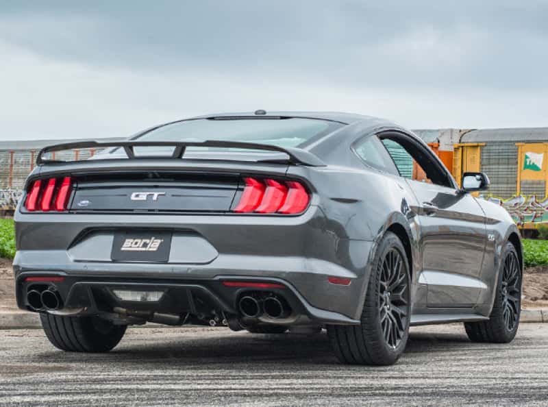 Borla — Borla 18-19 Ford Mustang GT 5.0L AT/MT 2.5in S-Type Axle Back Exhaust w/ Valves - Black Chrome Tips
Axle-Back System - view 2