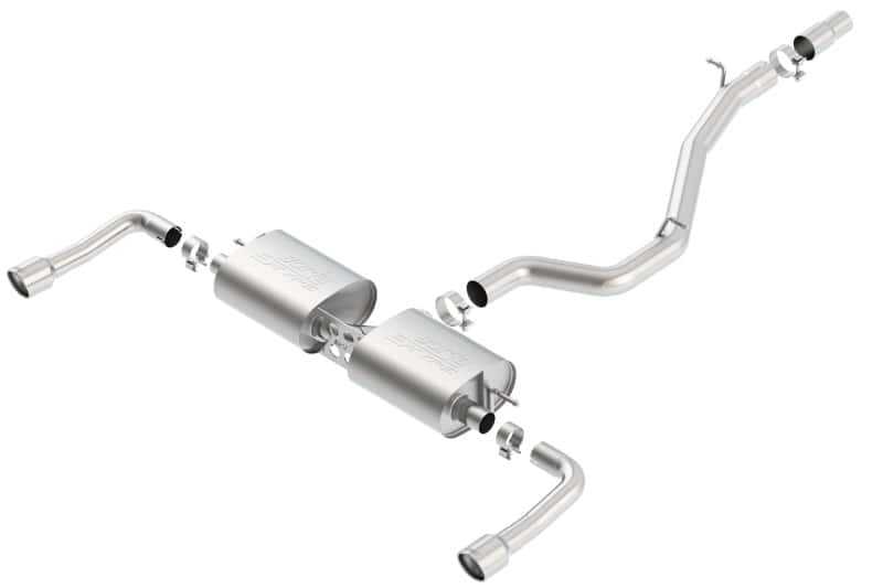Borla — Borla 14-16 Audi A3 Quattro 2.0L Turbo AT/MT RWD 4DR S-Type Cat-Back Exhaust Single Split Rear Exit
Cat-Back System - view 2