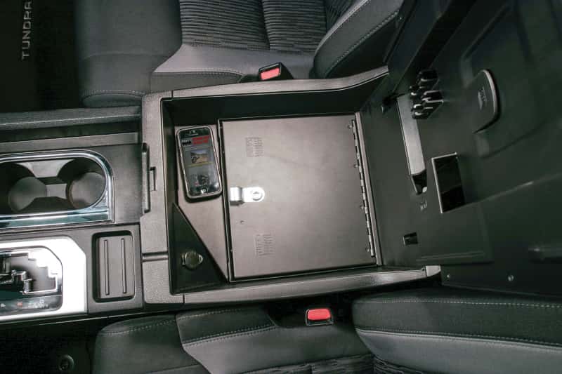 Tuffy Products — Tuffy Console Safe W/ Keyed Lock For Toyota Tundra W/ Flow Thru Console
Console Safe - view 1