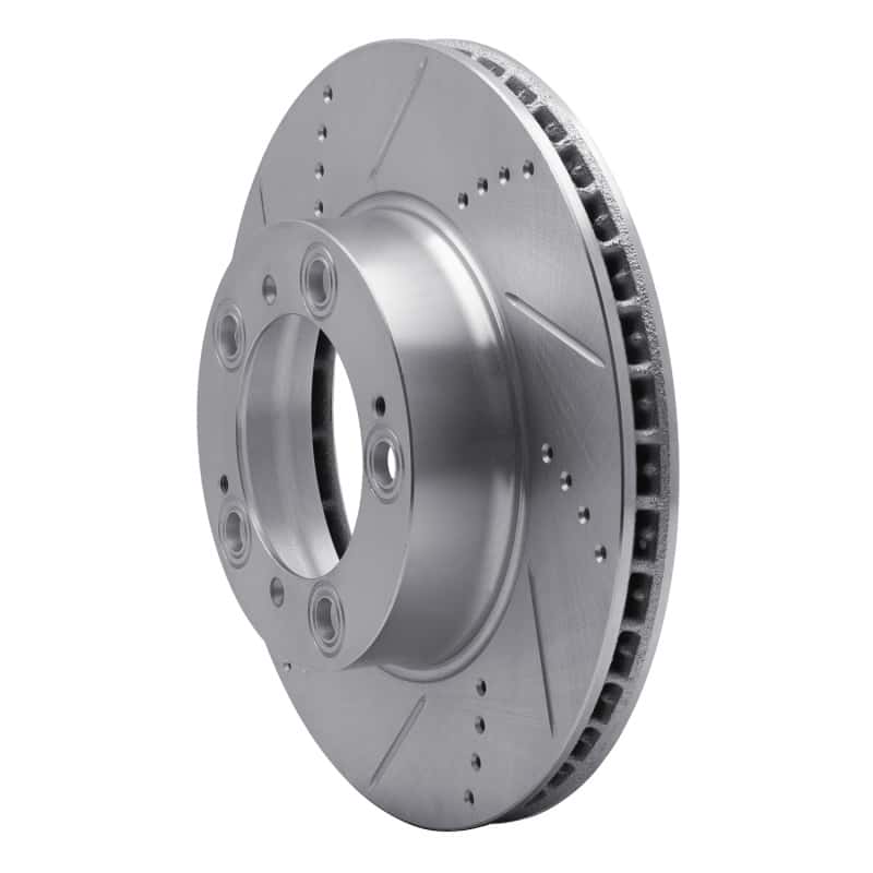 R1 Concepts — R1 97-04 Porsche Boxster Front Left Drilled & Slotted Silver Brake Rotor
R1 Brake Rotor Drill - view 2