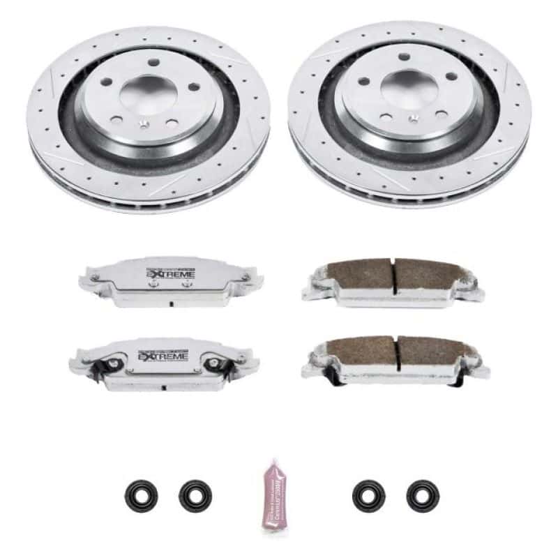PowerStop — Power Stop 05-08 Pontiac Grand Prix Rear Z26 Street Warrior Brake Kit - view 1