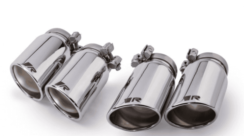 Remus — Remus 2014 BMW X4 F26 84mm Angled/Angled Rolled Edge Chrome Tail Pipe Set (Quad Tips) - view 1