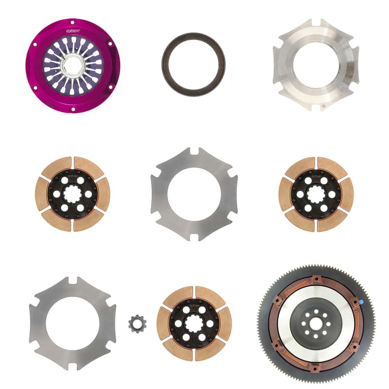 Exedy — Exedy 2004-2014 Subaru Impreza WRX STI H4 Hyper Triple Cerametallic Clutch Rigid Disc Pull Type
Hyper Multi Series
Clutch Kit - view 3