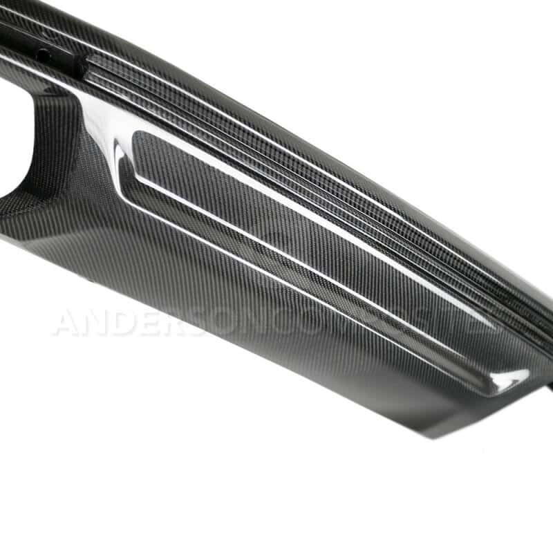 Anderson Composites — Anderson Composites 17-18 Chevrolet Camaro ZL1 Type-LE Rear Diffuser - view 4