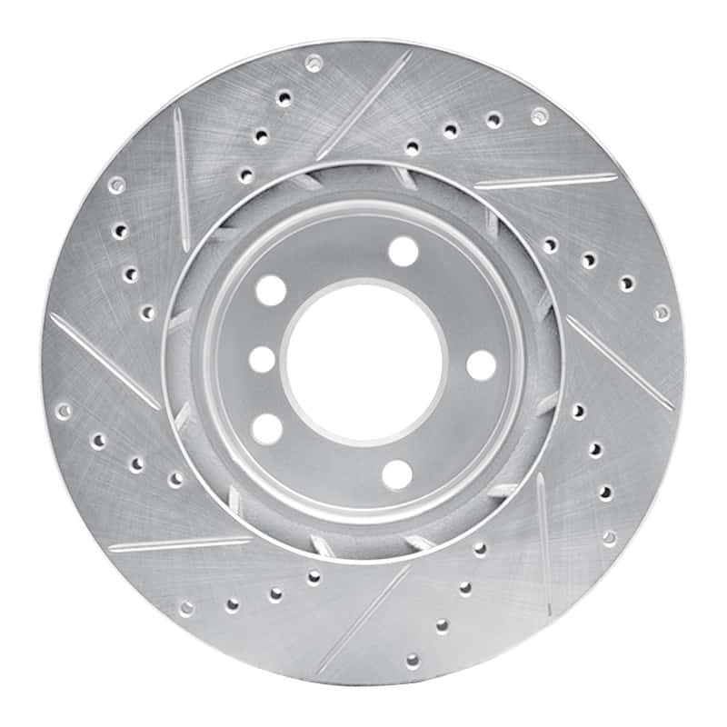 R1 Concepts — R1 95-02 BMW M3 Left Front Drilled & Slotted Silver Brake Rotor
R1 Brake Rotor Drill - view 5