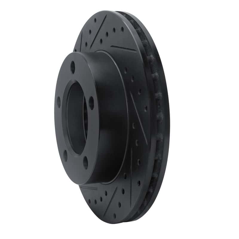 R1 Concepts — R1 94-96 Ford F-150 4WD Front Left Drilled & Slotted Black Brake Rotor
R1 Brake Rotor Drill - view 2