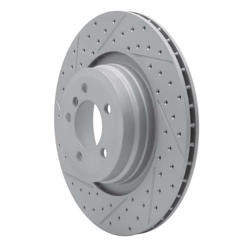 R1 Concepts — R1 07-08 BMW Alpina B7 Rear Left Drilled & Slotted Geo-Carbon Rotor - view 2