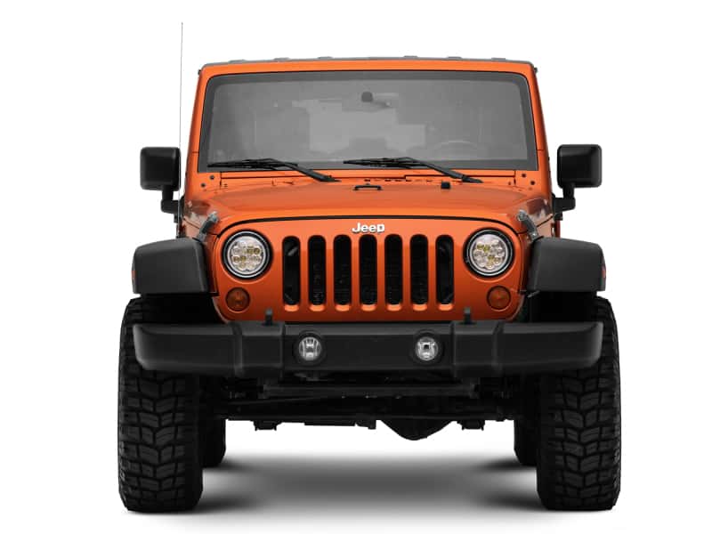 Raxiom — Raxiom 97-18 Jeep Wrangler TJ/JK Axial Spider LED Headlight w/ Amber DRL- Chrome Hsng (Clear Lens)
Headlights - view 14