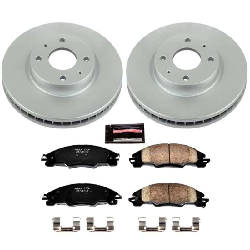 PowerStop — Power Stop 08-11 Ford Focus Front Z17 Evolution Geomet Coated Brake Kit - view 1