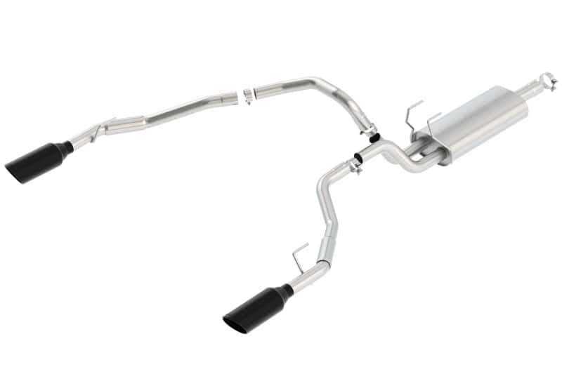 Borla — Borla 09-17 Ram 1500 5.7L V8 3in-2.5in Dual Out Pipe 5in Tip S-Type Exhaust Black Chrome
Cat-Back System - view 3