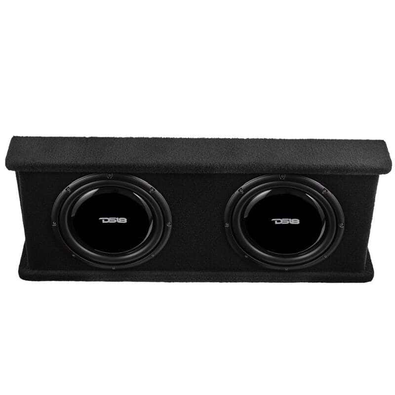DS18 — DS18 Dual 12in Shallow Subwoofer and Enclosure 700 Watts RMS Sealed Black Carpet - view 5
