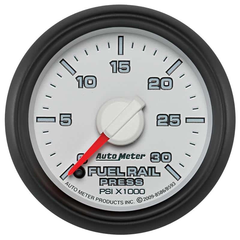 AutoMeter — Autometer Factory Match 52.4mm Full Sweep Electric 0-30,000 PSI Diesel Fuel Rail Pressure
2" RAIL PRESS, 0-30K - view 2