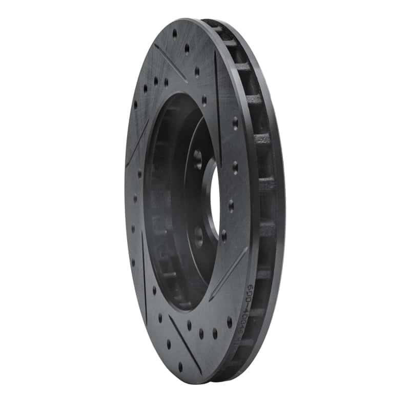R1 Concepts — R1 84-95 Chrysler Town & Country Front Right Drilled & Slotted Black Brake Rotor
R1 Brake Rotor Drill - view 4