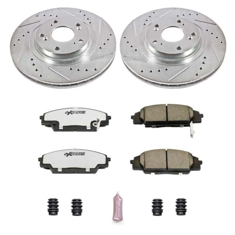 PowerStop — Power Stop 02-06 Acura RSX Front Z26 Street Warrior Brake Kit - view 1