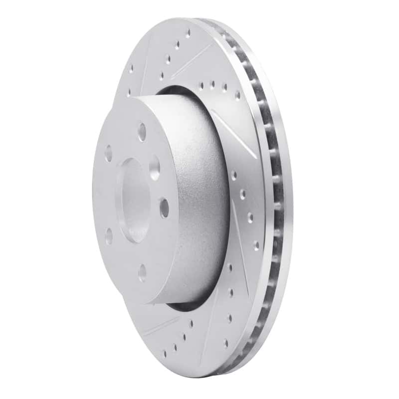 R1 Concepts — R1 1994-2002 Land Rover Range Rover Front Left Drilled & Slotted Silver Brake Rotor
R1 Brake Rotor Drill - view 2