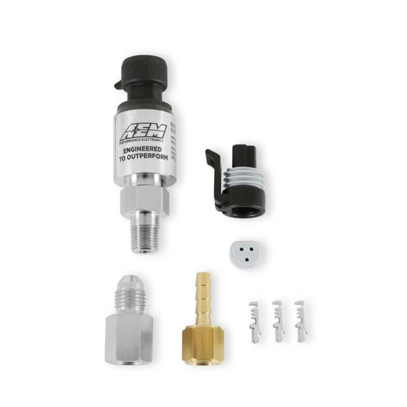 AEM — AEM 3.5 BAR MAP or 50 PSIA Stainless Steel Sensor Kit
Sensors/Connectors
Sensor Kit - view 2