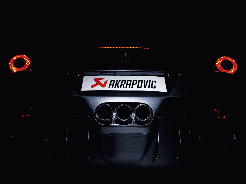 Akrapovic — Akrapovic 10-15 Ferrari 458 Italia/458 Spyder Slip-On Line (Titanium) w/ Carbon Tips
Slip-On Line - view 3