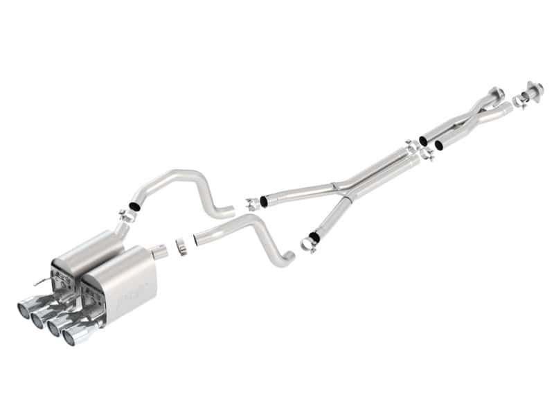 Borla — Borla 05-08 Chevrolet Corvette Coupe/Conv 6.0L/6.2L 8cyl 4spd/6spd RWD inS-Type IIin Catback Exhaust
Cat-Back System
ExhstSysKt - view 1