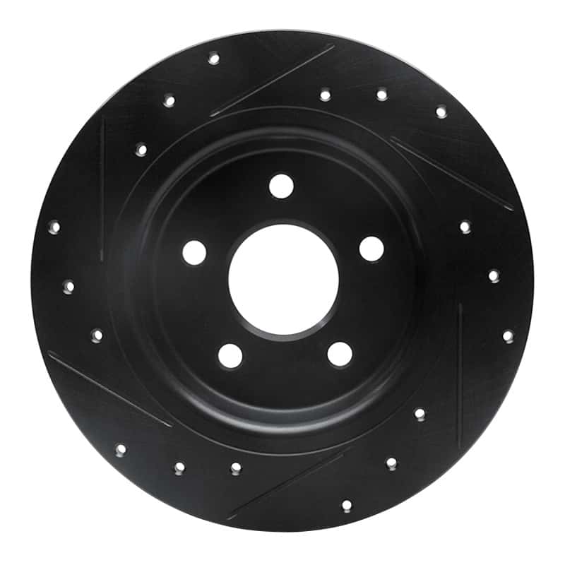 R1 Concepts — R1 04-13 Volvo V50 Rear Right Drilled & Slotted Black Brake Rotor
R1 Brake Rotor Drill - view 5
