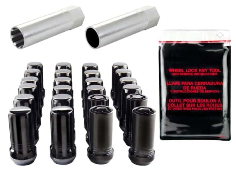 McGard — McGard SplineDrive Tuner 6 Lug Install Kit w/Locks & Tool (Cone) M14X1.5 / 22mm Hex - Blk - view 2