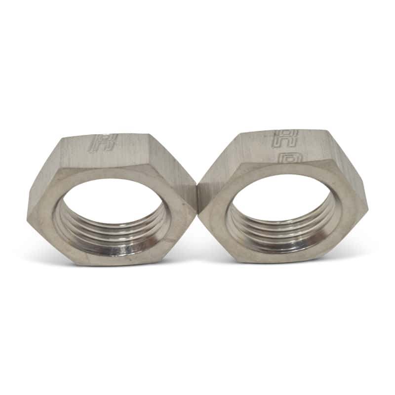 Russell — Russell Performance -4 AN Bulkhead Nuts 7/16in -20 Thread Size (Endura) - view 6