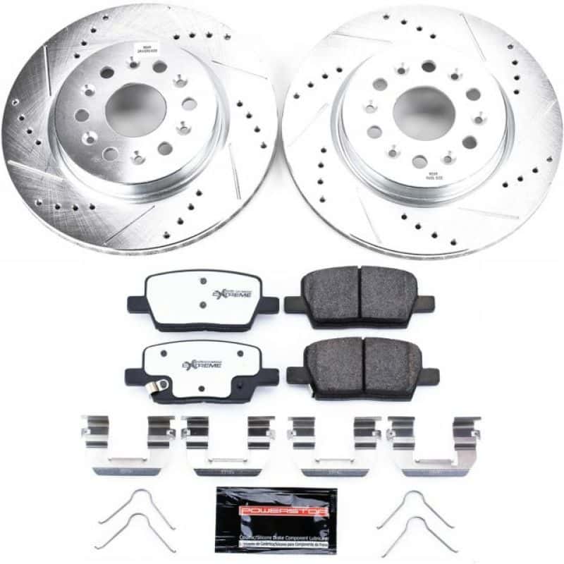 PowerStop — Power Stop 18-19 Buick Enclave Rear Z26 Street Warrior Brake Kit - view 1