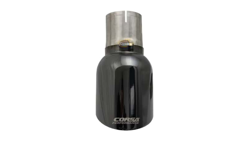 CORSA Performance — Corsa Single Universal 2.75in Inlet / 4.5in Outlet Black PVD Pro-Series Tip Kit
Exhaust - view 2