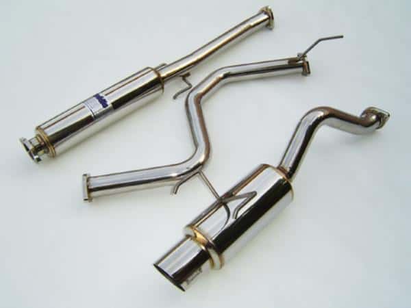 Invidia — Invidia 96-00 Honda Civic EK4 J-Spec 3DR 60mm (101mm tip) Cat-back Exhaust - view 1