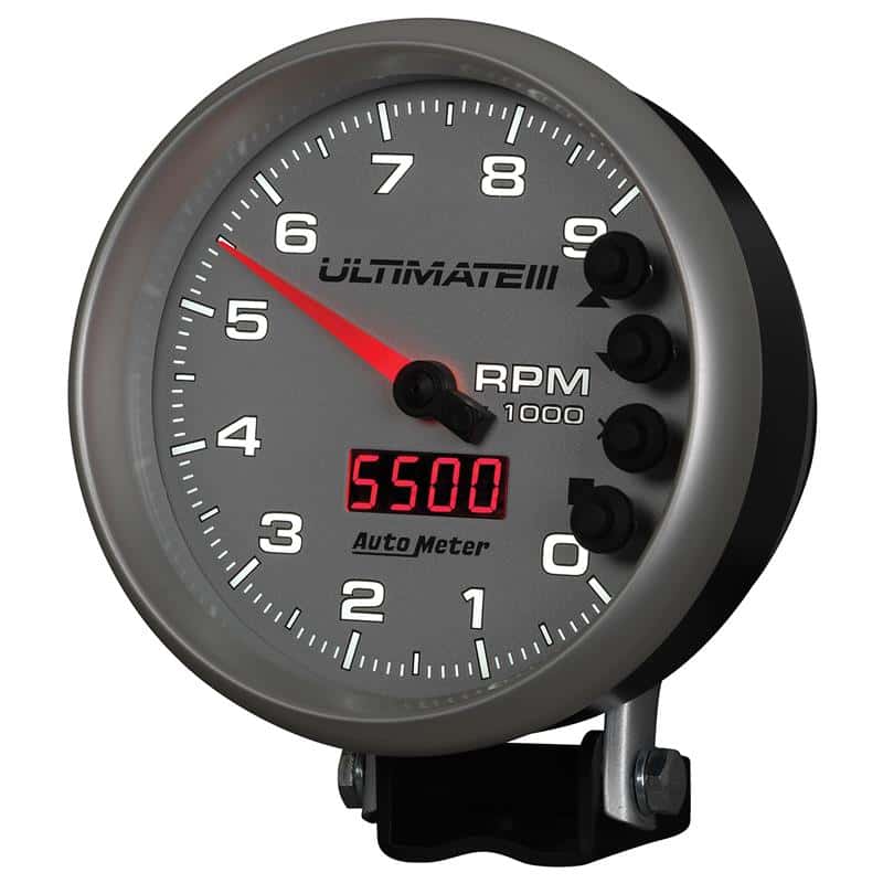 AutoMeter — Autometer 5 inch Ultimate III Playback Tachometer 9000 RPM - Silver
5" ULTIMATE III PLAY - view 4