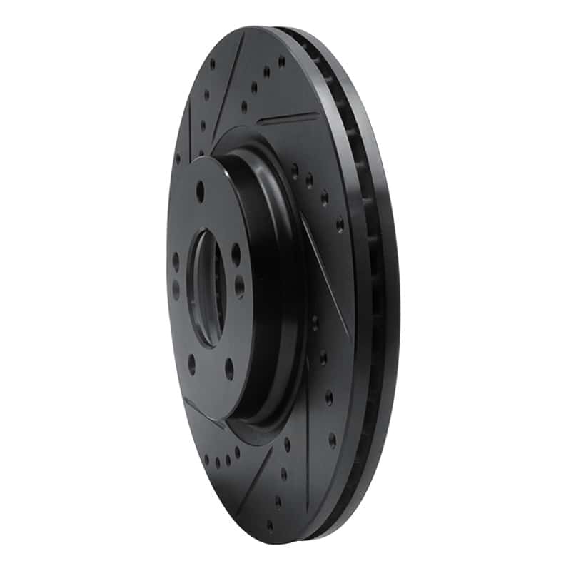 R1 Concepts — R1 20-25 Hyundai Kona Front Left Drilled & Slotted Black Brake Rotor
Disc Brake Rotor - view 2