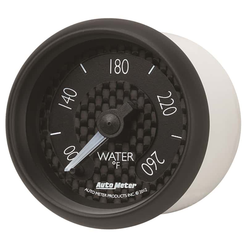 AutoMeter — Autometer GT Series 52mm Full Sweep Electronic 100-260 Deg F Water Temperature Gauge
2-1/16" WATER TEMP, - view 7