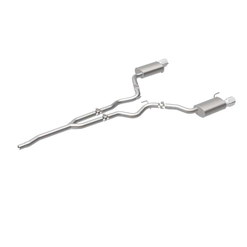 Magnaflow — MagnaFlow Cat Back, SS, 2.5in, Street, Dual Split Polished 4.5in Tips 2015 Ford Mustang Ecoboost
Cat-Back - view 15