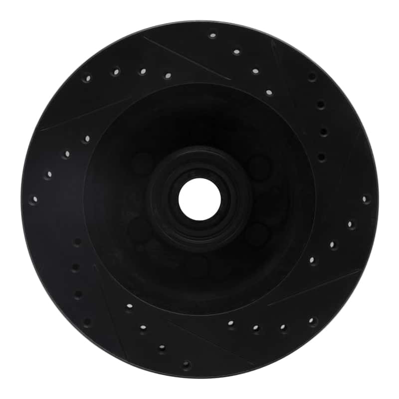 R1 Concepts — R1 91-96 Dodge Dakota RWD Front Left Drilled & Slotted Black Brake Rotor
R1 Brake Rotor Drill - view 5