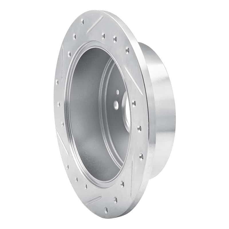 R1 Concepts — R1 06-12 Dodge Attitude (Mexico) Rear Right Drilled & Slotted Silver Brake Rotor
R1 Brake Rotor Drill - view 4