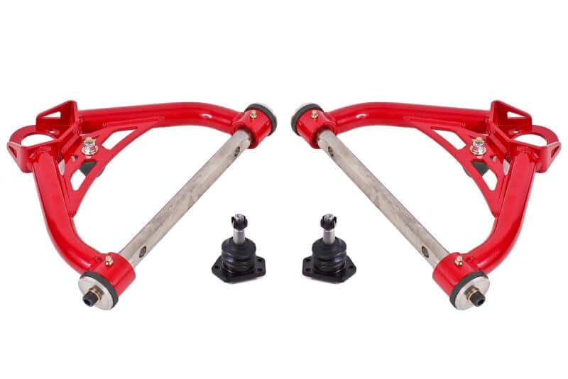 BMR Suspension — BMR 70-81 Chevrolet Camaro A-Arms Upper Non-Adjustable Delrin Std Ball Joint - Red
Upper Control Arms - view 2