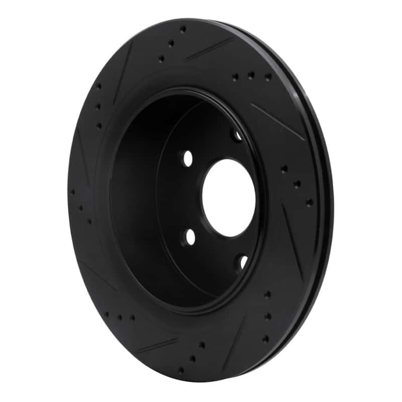 R1 Concepts — R1 02-24 Chrysler ASPEN Rear Right Drilled & Slotted Black Brake Rotor
R1 Brake Rotor Drill - view 4