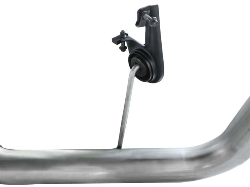 aFe — aFe MACHForce XP Exhaust 3in SS Dual Side Exit CB w/ Black Tips 11-14 Ford F150 EcoBoost V6-3.5L TT
Cat-Back Exhaust - view 5