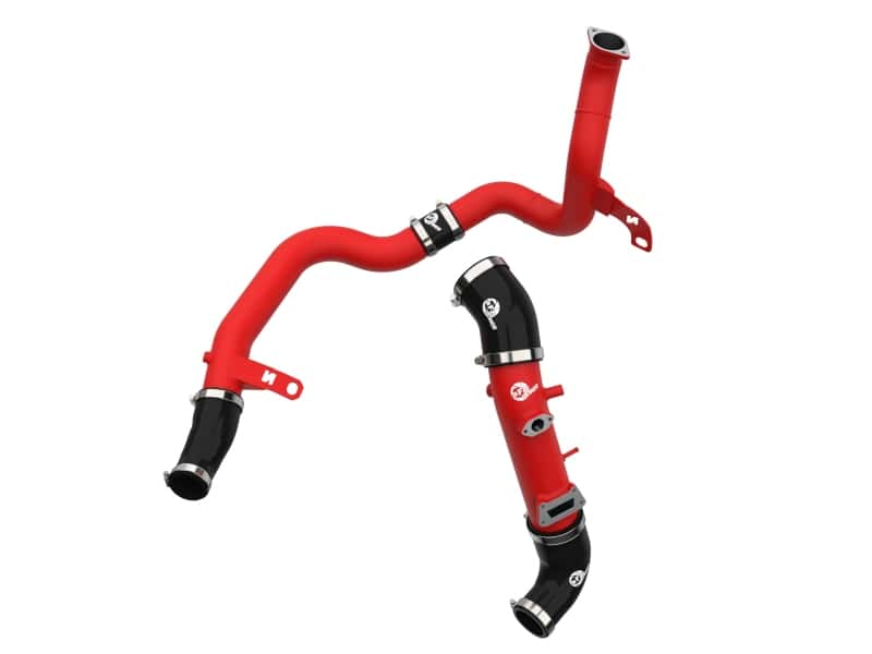 aFe — AFE 19-22 Hyundai Veloster N BladeRunner Aluminum Hot & Cold Charge Pipe Kit - Red
Charge Pipe Kit - view 1