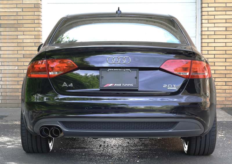 AWE Tuning — AWE Tuning Audi B8 A4 Touring Edition Exhaust - Single Side Diamond Black Tips
Touring Exhaust - view 2