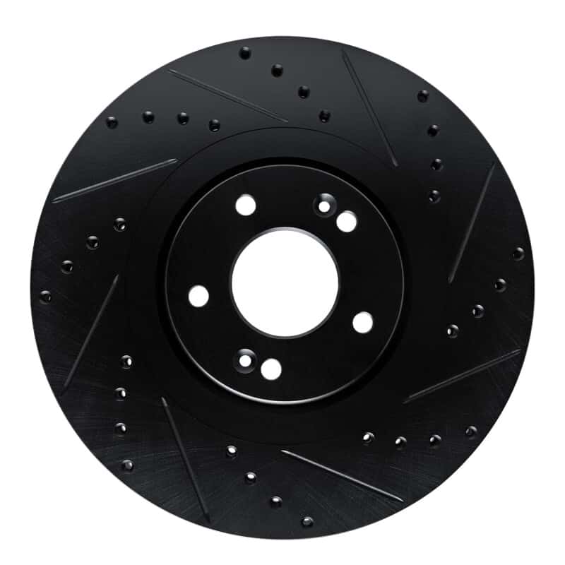 R1 Concepts — R1 20-25 Hyundai Palisade Front Right Drilled & Slotted Black Brake Rotor
R1 Brake Rotor Drill - view 1