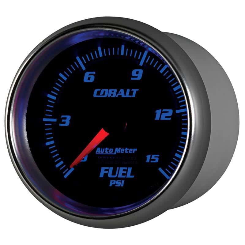 AutoMeter — Autometer Cobalt 2-5/8in Mechanical Fuel Pressure Gauge 0-15 PSI
GA 2.6" FP 15PSI M C - view 4