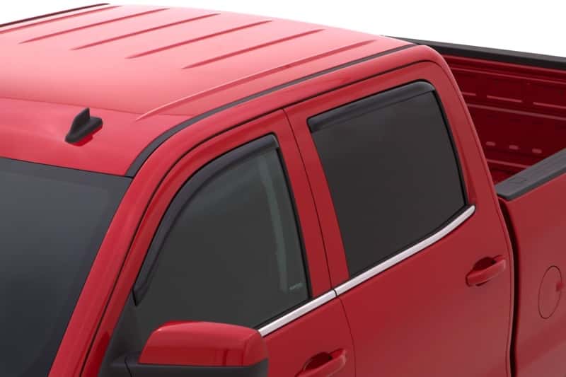 AVS — AVS 15-18 Chevy Silverado 2500 Crew Cab Ventvisor Front & Rear Window Deflectors 4pc - Smoke
IN-CHANNEL VENTVISOR
Side Window Vent - view 2