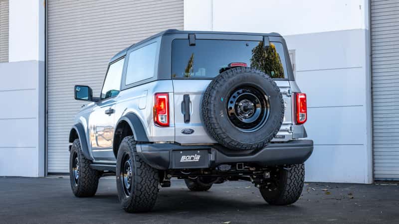 Borla — Borla 21-22 Ford Bronco 2.7L 2DR/4DR T-304 Stainless Steel Cat-Back Touring Exhaust - Brushed
Cat-Back System - view 3