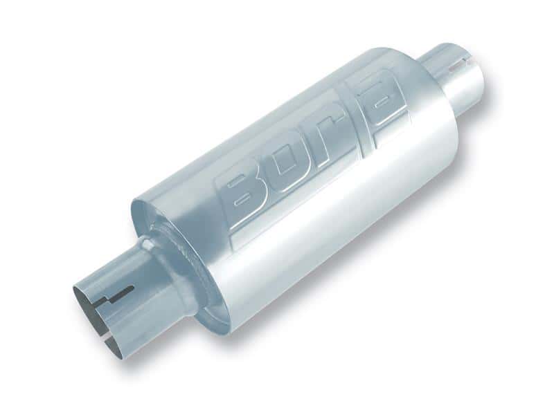 Borla — Borla S-Type Muffler 2.5in Inlet/Outlet 5in Round x 10in w/Notch
Specialty Muffler
Muffler - view 2