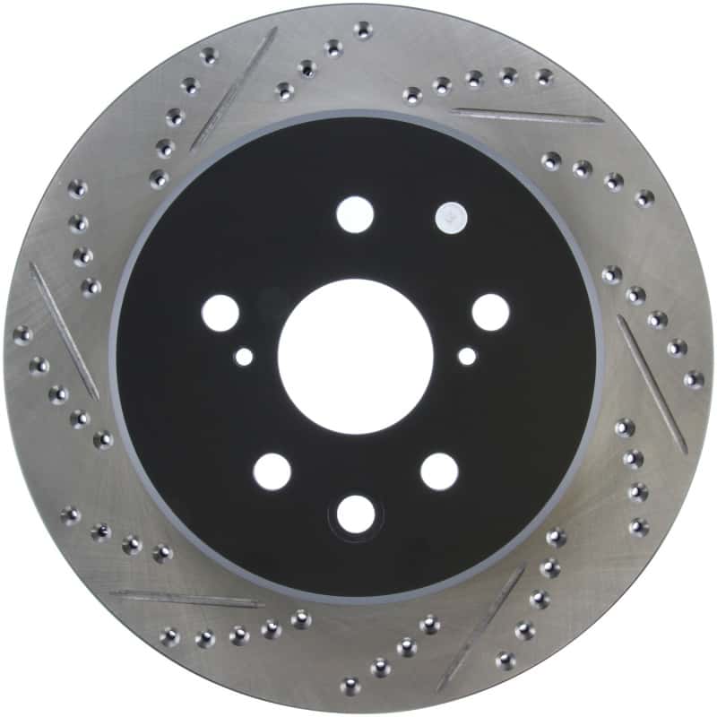 Stoptech — StopTech Slotted & Drilled Sport Brake Rotor Right Rear 13-14 Lexus GS300/350/400/430
Slot/Drill Rotor - view 1