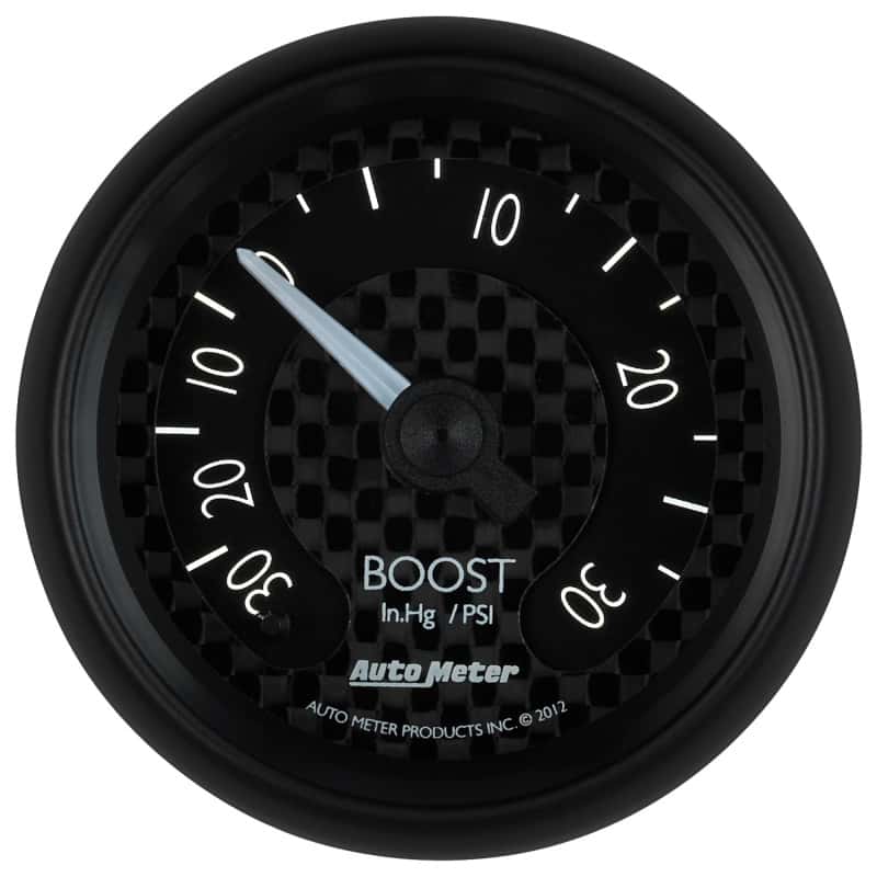 AutoMeter — Autometer GT Series 52mm Mechanical 30 In Hg/30 psi Vacuum/Boost Gauge
2-1/16" BOOST-VAC, 3 - view 9